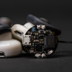 The custom electronics and PCB inside the prototype ClearBuds earbuds.